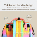 Rainbow Gradient Mommy Backpack Luar Perjalanan Luar